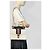 Gucci Bolsa de flap em couro de bezerro Small Sylvie em couro com alça de ombro em web destacável. Off-white Fora de branco - vista 2