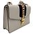 Gucci Bolsa de flap em couro de bezerro Small Sylvie em couro com alça de ombro em web destacável. Off-white Fora de branco - vista 4