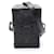 Louis Vuitton Vertical Trunk Wearable Wallet Shoulder Bag Black Leather Cloth  ref.2156387