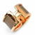 Hermès Hermes Olympe GM Band Ring Golden Taupe  - view 1