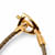 Hermès Hermes Grennan Leather Bangle in Etoupe/Gold Golden Taupe  - view 5