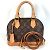 Louis Vuitton Monogram Alma BB Umhängetasche Braun