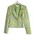 Giacca blazer floreale cinese Valentino Primavera 2006 Verde