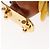LOUIS VUITTON Petula Skate Charm Metall Gelb M00869 LV Auth 115991S - Ansicht 14