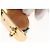 LOUIS VUITTON Petula Skate Charm Metall Gelb M00869 LV Auth 115991S - Ansicht 16