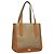 Céline CELINE Macadam Canvas Tote Bag Beige Gold Auth BD1818 Golden