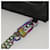 CUSTODIA PER IPHONE LOUIS VUITTON Monogram Eclipse Fragment M64449 LV Auth KD362 Monogramma - vista 10