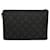 CUSTODIA PER IPHONE LOUIS VUITTON Monogram Eclipse Fragment M64449 LV Auth KD362 Monogramma - vista 2