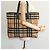 Autre Marque Burberrys Nova Check Blue Label Tote Bag aus Wolle Beige Authentisch MX157 - Ansicht 19