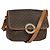 Céline Borsa a spalla in tela Macadam CELINE in pelle PVC marrone oro Auth KD334 D'oro