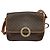 Céline Borsa a spalla in tela Macadam CELINE in pelle PVC marrone oro Auth KD334 D'oro - vista 13