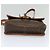 Céline Borsa a spalla in tela Macadam CELINE in pelle PVC marrone oro Auth KD334 D'oro - vista 5