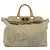 PRADA Borsa a mano in tela 2 vie Beige Oro Auth BD1555 D'oro - vista 13