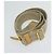 PRADA Borsa a mano in tela 2 vie Beige Oro Auth BD1555 D'oro - vista 23
