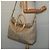 PRADA Borsa a mano in tela 2 vie Beige Oro Auth BD1555 D'oro - vista 24