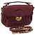 Borsa a Spalla PRADA in Pelle Viola Dorata Auth BD1517 D'oro Porpora
