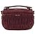 Borsa a Spalla PRADA in Pelle Viola Dorata Auth BD1517 D'oro Porpora - vista 2