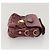 Borsa a Spalla PRADA in Pelle Viola Dorata Auth BD1517 D'oro Porpora - vista 3