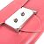 Hermès Clutch in pelle Tadelakt rosa Hermes - vista 6