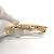 Spilla corsage in strass Chanel 23A CC Coco Mark Flower D'oro - vista 3