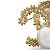 Spilla corsage in strass Chanel 23A CC Coco Mark Flower D'oro - vista 5