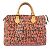 Borsa Speedy 30 Monogram Graffiti Louis Vuitton Arancione - Ansicht 2