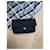 2.55 Chanel Handtasche aus schwarzem Baumwolle  - Ansicht 2