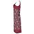 Abito midi stampato con scollo a V Marc by Marc Jacobs in rayon rosso Bordò - vista 2