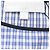 Autre Marque Top de manga rizada Amelie Gingham de Caroline Constas en algodón azul claro - vista 4