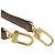 Cinghia a spalla in pelle marrone Louis Vuitton - vista 2