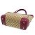 Gucci GG Canvas Mayfair Bandentasche Braun Beige Lila - Ansicht 2