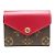 Billetera Monogram Zoe de Louis Vuitton Castaño Fucsia
