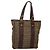 FENDI Zucchino Canvas Tote Bag Beige Gold Auth bs24207 Golden