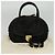 Borsa a mano in pelle Salvatore Ferragamo 2 vie nera e oro Auth MX189 Nero D'oro - vista 12