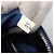 PRADA Sac à épaule matelassé en nylon bleu argent Auth KD263 Argenté - vue 11