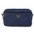 PRADA Sac à épaule matelassé en nylon bleu argent Auth KD263 Argenté - vue 13