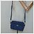PRADA Sac à épaule matelassé en nylon bleu argent Auth KD263 Argenté - vue 23