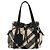Borsa tote Burberry Nova Check Blue Label in lana bianca e oro Auth BD1813 Bianco D'oro - vista 13