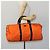 Borsa Boston GUCCI in nylon arancione e nero Auth BD1263 - vista 22