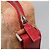 Borsa a spalla sportiva PRADA in tela beige rossa Auth MX065 Rosso - vista 10