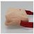 Borsa a spalla sportiva PRADA in tela beige rossa Auth MX065 Rosso - vista 3