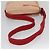 Borsa a spalla sportiva PRADA in tela beige rossa Auth MX065 Rosso - vista 7