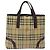 BURBERRY Nova Check Handtasche aus PVC Beige Auth KD523 - Ansicht 2