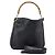 Borsa a Spalla in Pelle GUCCI Bamboo 2way Nera Oro 001 3754 1577 Auth 116022 Nero D'oro