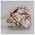 Borsa a spalla Burberry Nova Check Blue Label in nylon rosso Auth MX126 - vista 4