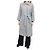 Abrigo Burberry de tweed gris