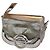Borsa a mano Pollini in pelle argento