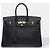 Hermès Sac HERMES Birkin 35 en Cuir Noir - 102639