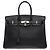 Hermès Sac HERMES Birkin 35 en Cuir Noir - 102639 - vue 2
