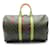 Louis Vuitton Monogram Keepall Boston Bag M41428 Brown Cloth  ref.2158293